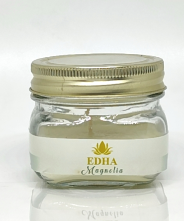 Magnolia Mason Jar Candle | 100% Natural Soy Wax | 85g / 3oz